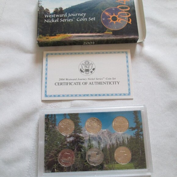 2004 U.S. Mint Westward Journey Nickel Series Coin Set – Original Packaging - Picture 2 of 3